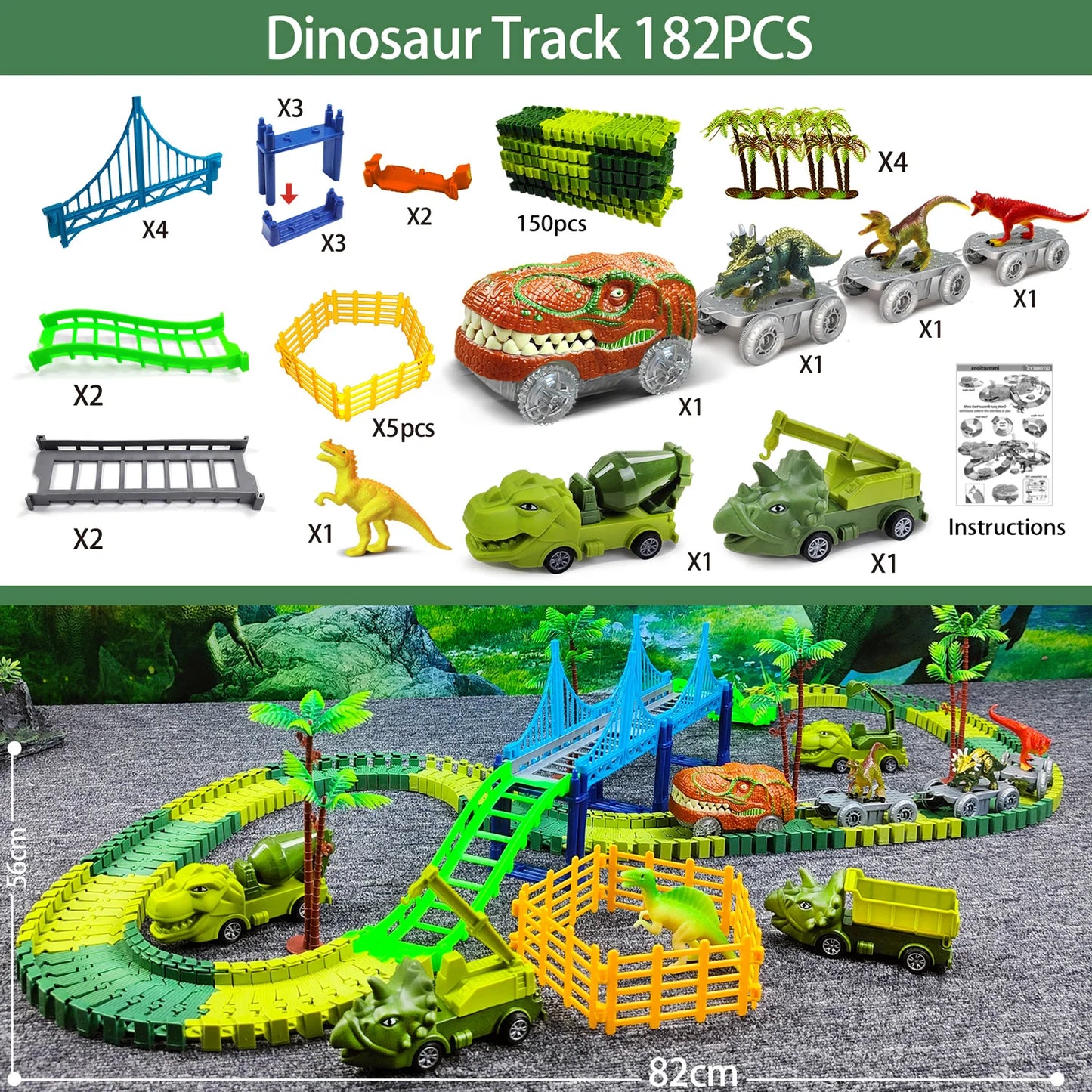 Build It Dino Track